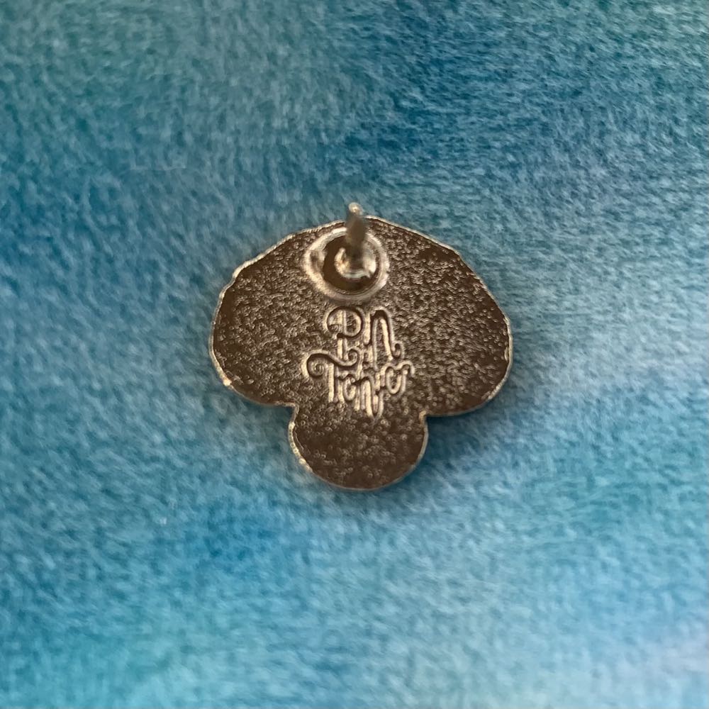 Brown Mushroom Mini Pin - Hard Enamel, Gold Plating pin collectible - Main Image 2