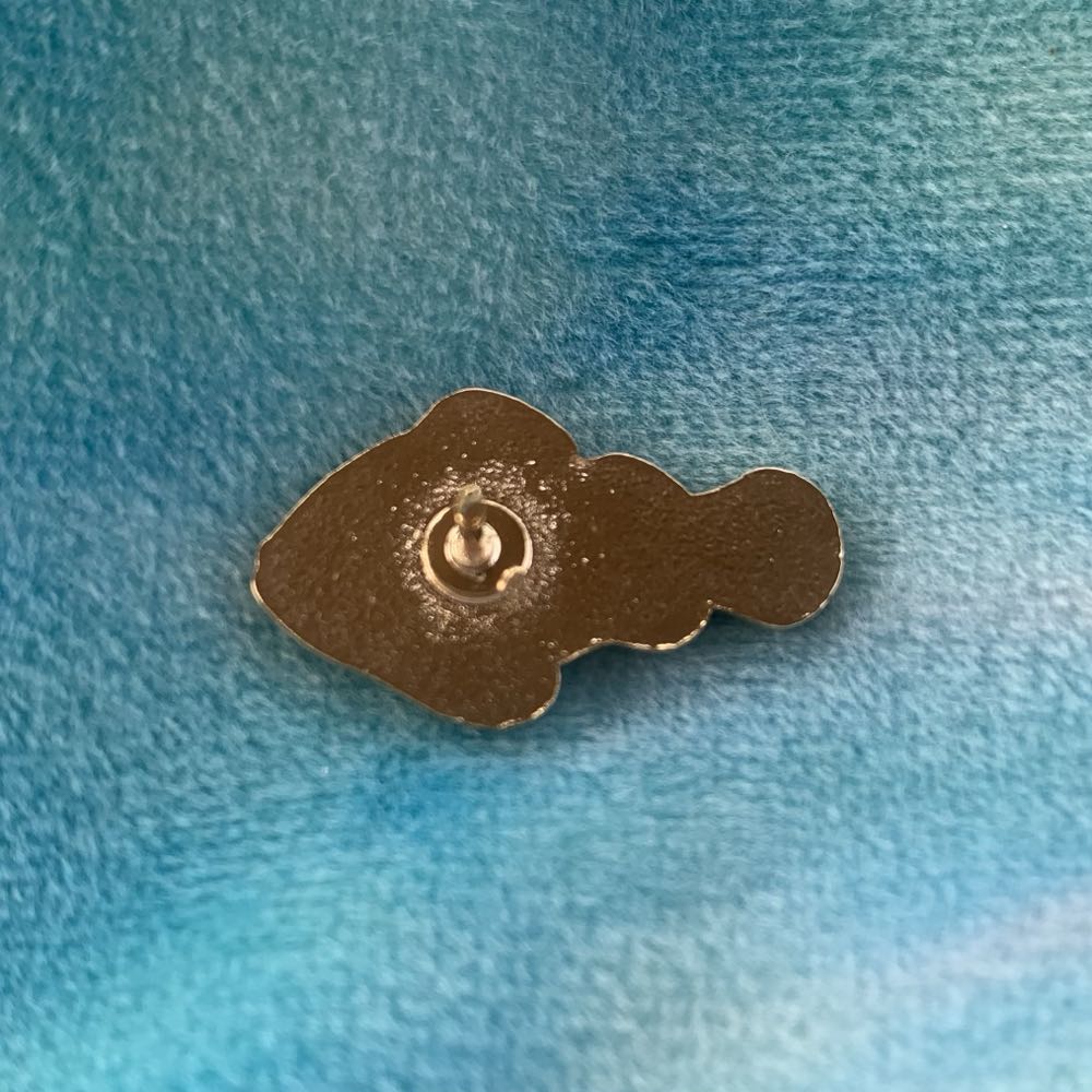Clown Fish Mini Pin - Hard Enamel, Gold Plating pin collectible - Main Image 2