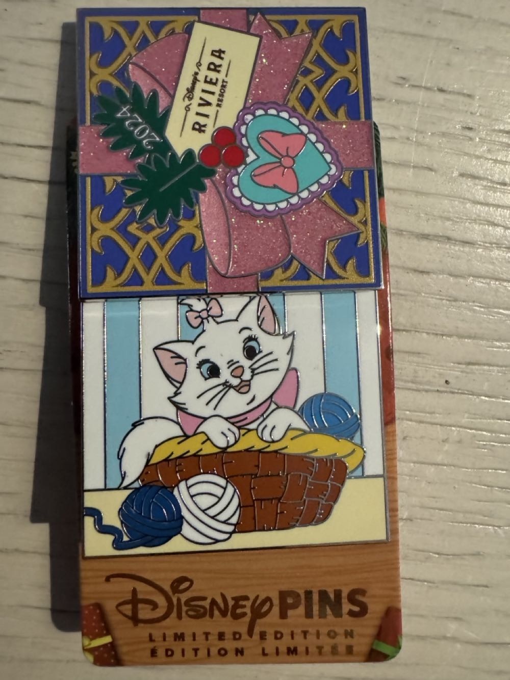 Christmas 2024 Riviera Resort, Christmas Present, Marie - Hotel pin collectible [Barcode 400983670526] - Main Image 2