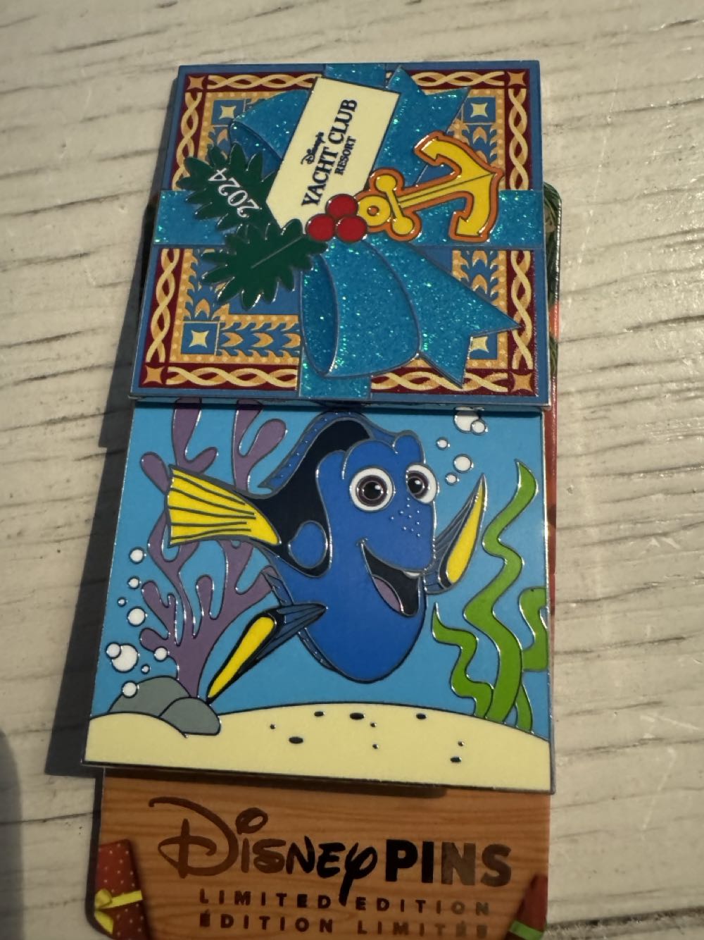 Christmas 2024 Yacht Club - Hotel pin collectible [Barcode 400983671073] - Main Image 2