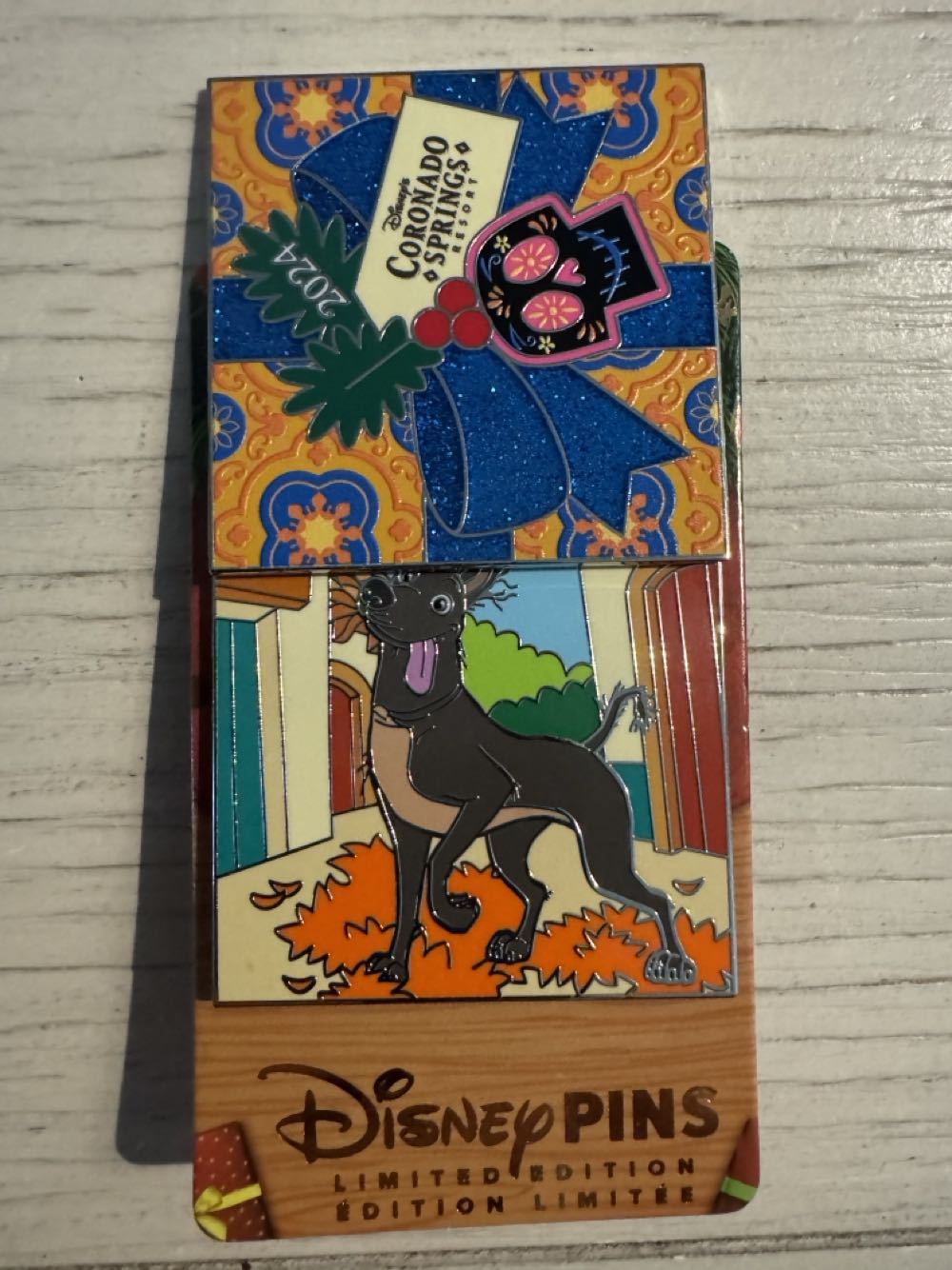 Christmas 2024 Coronado Springs, Christmas Present, Dante  pin collectible [Barcode 400983671295] - Main Image 2