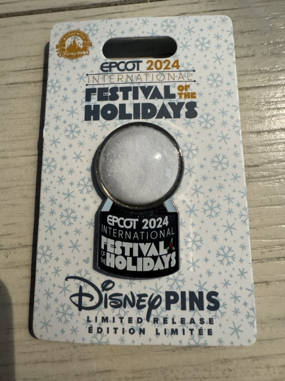 Epcot 2024 International Festival Of The Holidays Snow Globe - Limited Release pin collectible [Barcode 400984370845] - Main Image 2