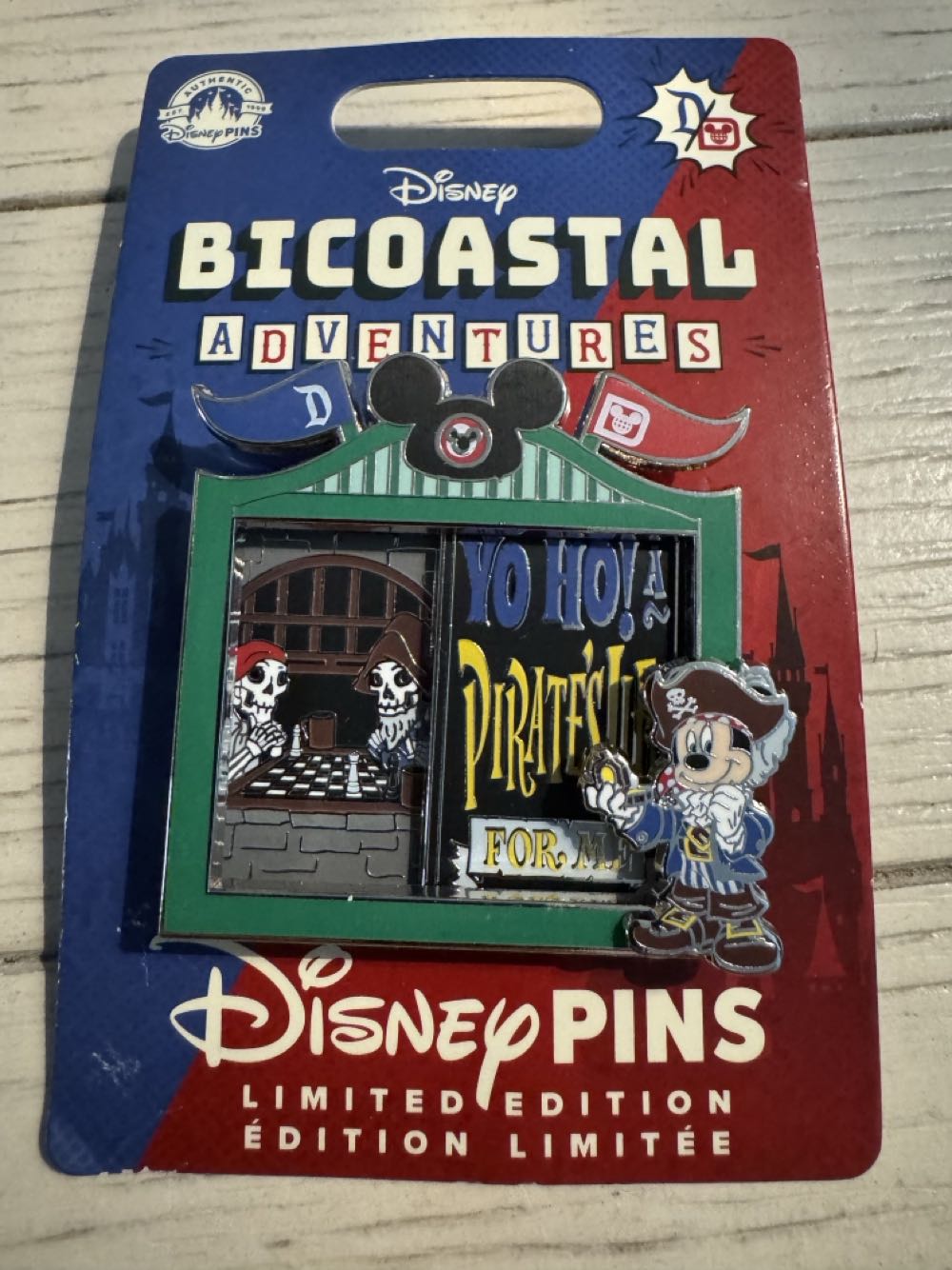 Mickey Mouse, Bicoastal Adventures Pirates Of The Caribbean - Disney Pin pin collectible [Barcode 400983769206] - Main Image 2