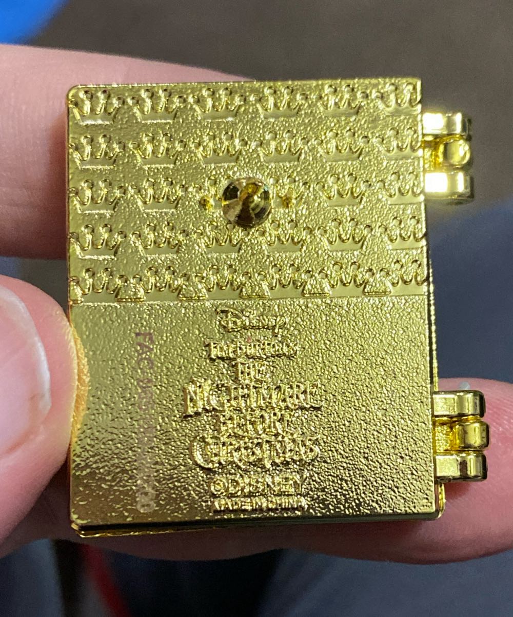 Loungefly Disney The Nightmare Before Christmas Jack & Sally Hinged Enamel Pin  pin collectible - Main Image 4