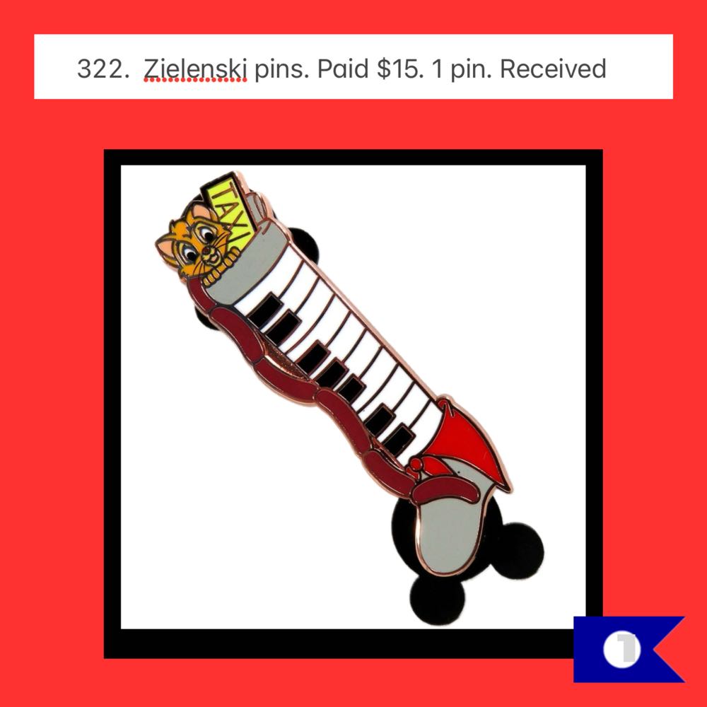 ZZZ321-324  pin collectible - Main Image 2