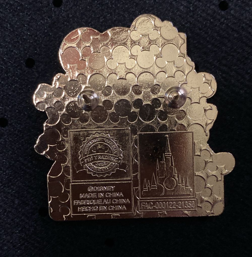 Walt Disney World 50th Anniversary Mickey and Minnie Mouse Castle Disney Pin  pin collectible - Main Image 2