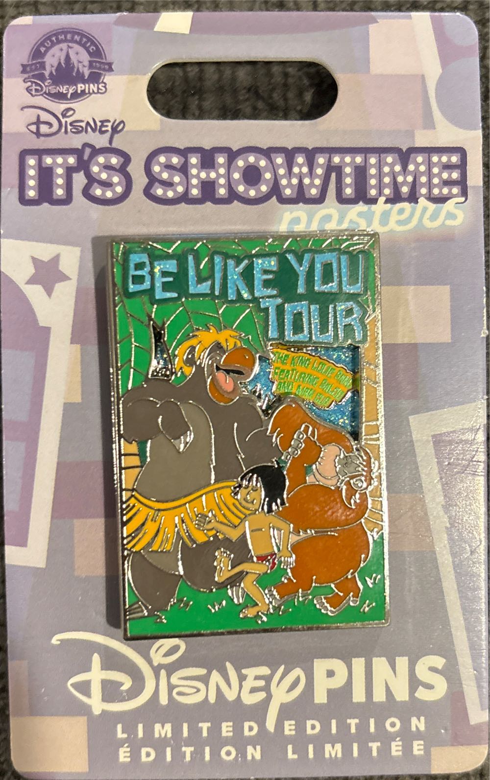 The Jungle Book Be It’s Showtime Posters - Disney Pin pin collectible [Barcode 400976718624] - Main Image 3