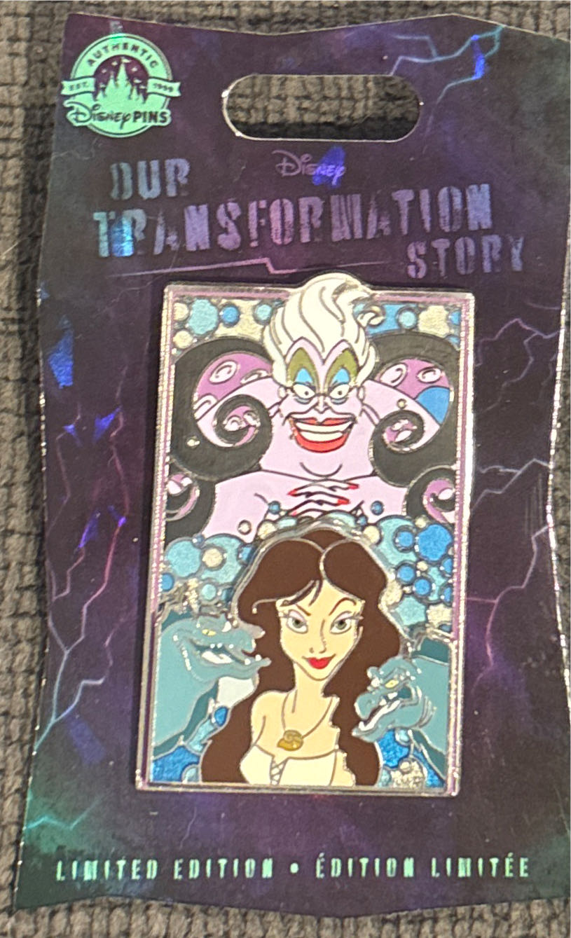 Ursula Our Transformation Story - Disney Pin pin collectible [Barcode 400945070081] - Main Image 3