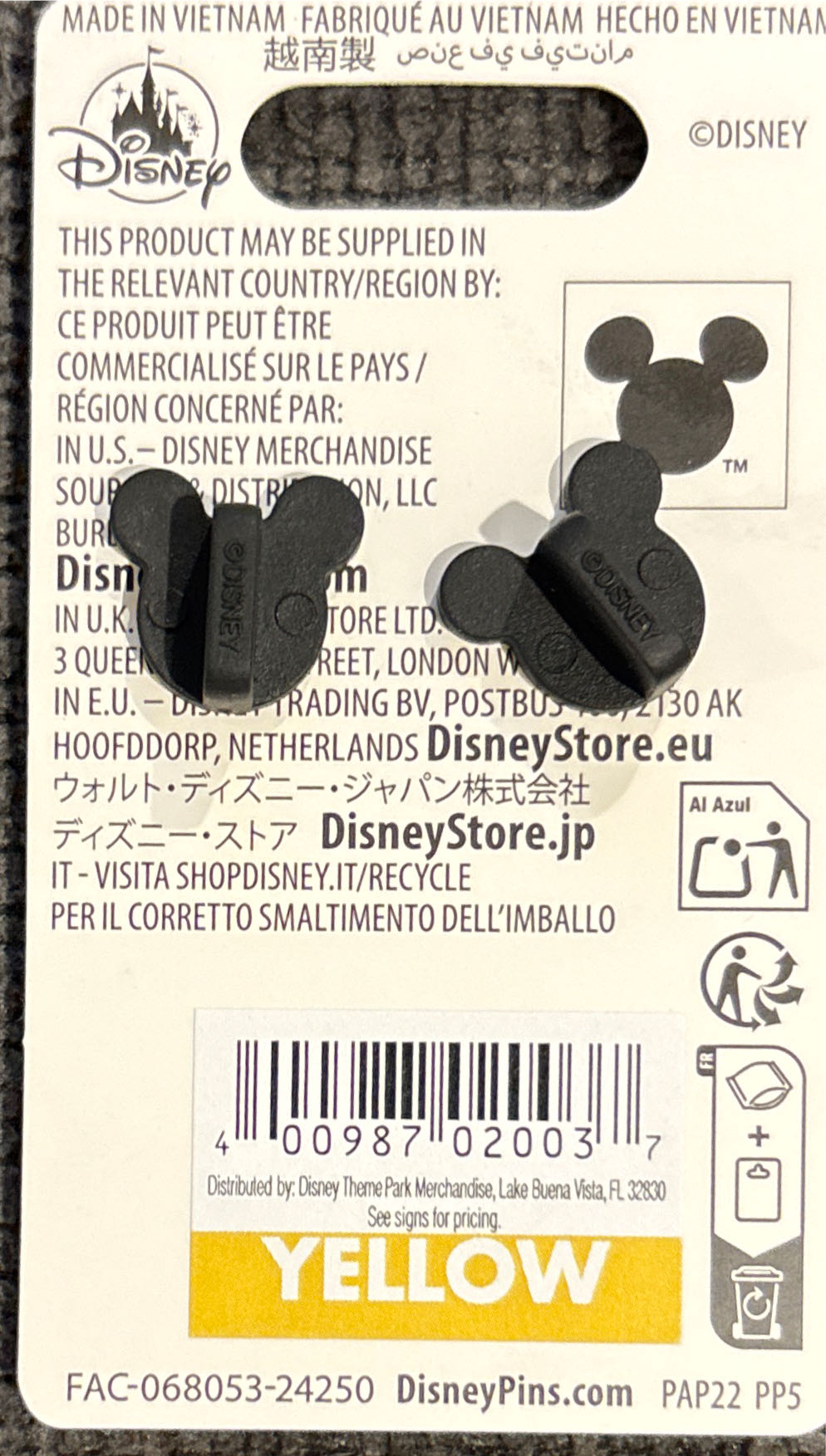 Disneyland - Peter Pan & Tinker Bell spreading Pixie Dust - Disney pin collectible [Barcode 400987020037] - Main Image 4