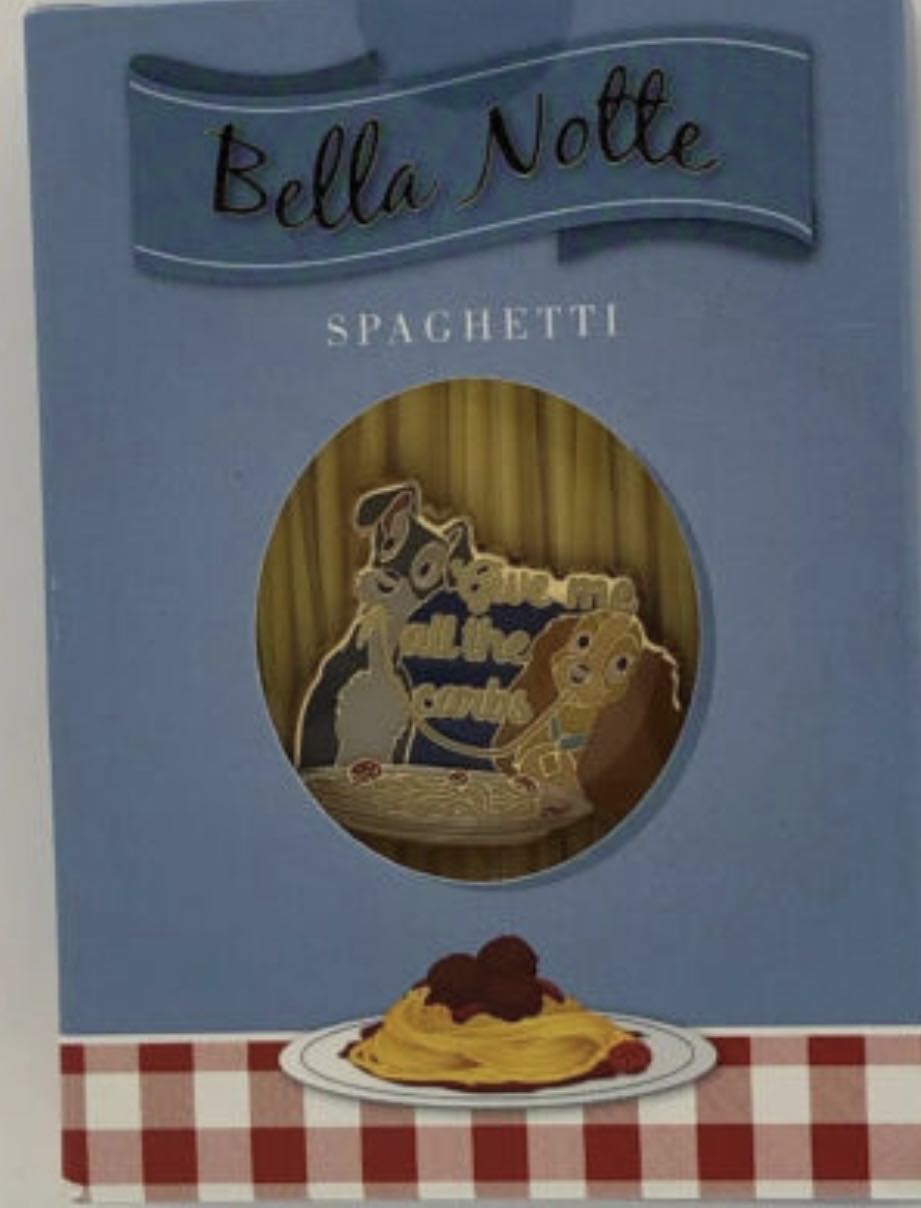 Lady & The Tramp Holiday Ornament Pin Bella Notte Spaghetti Lr  pin collectible [Barcode 400912813659] - Main Image 3