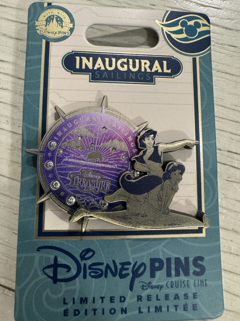 DCL Disney Treasure Inaugural Sailing  pin collectible [Barcode 400959718047] - Main Image 2