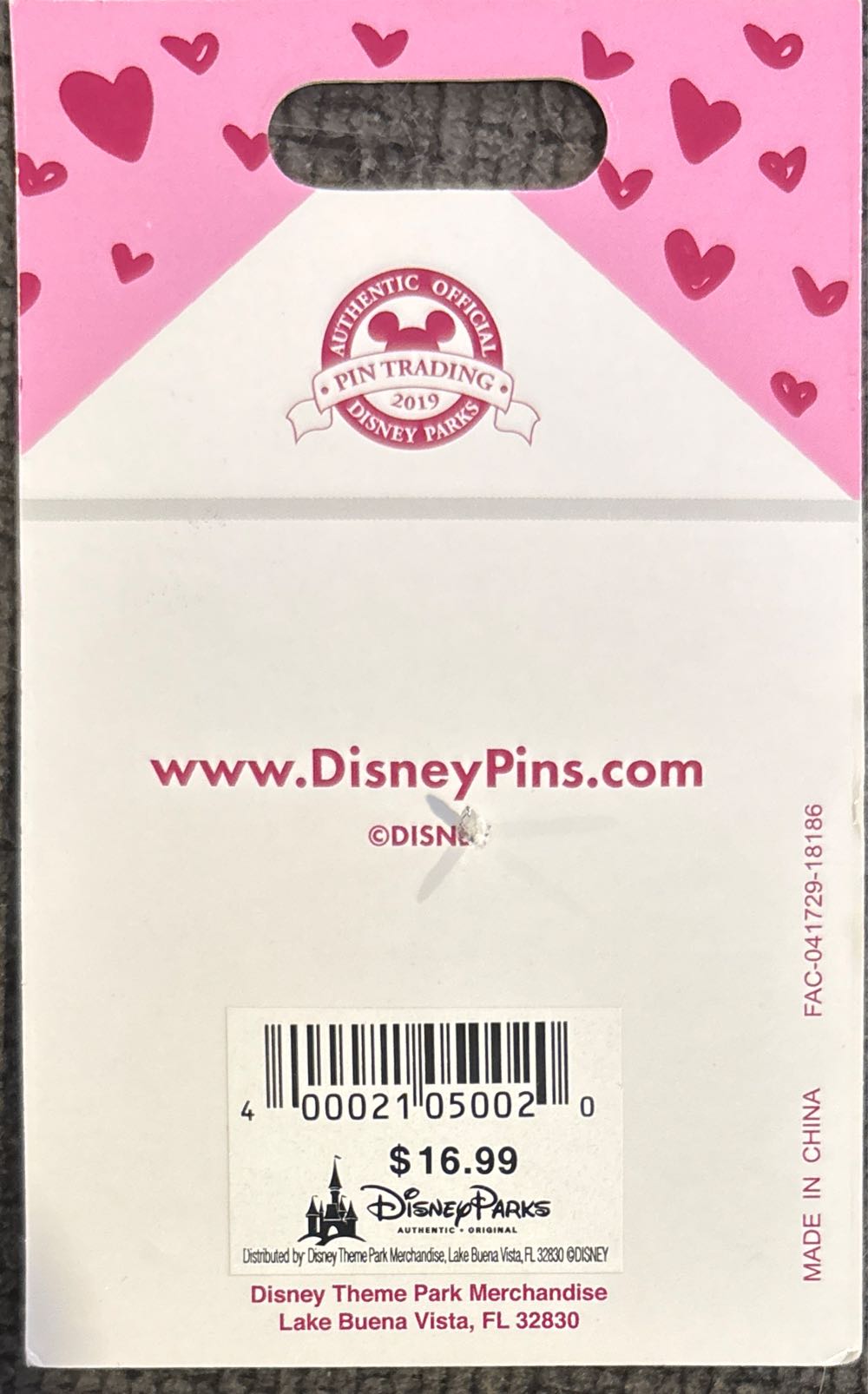 Little Mermaid Valentines Day - Disney Pin pin collectible [Barcode 400021050020] - Main Image 4