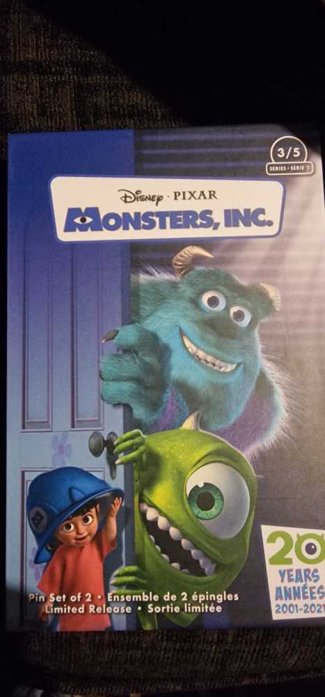 Sulley Set Monsters Inc.  pin collectible [Barcode 466042179256] - Main Image 2