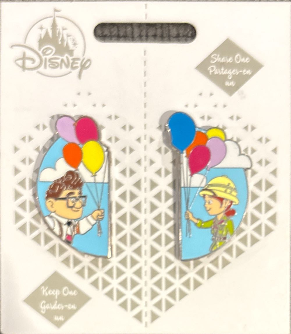 Disney Carl Fredricksen And Ellie Couples Valentines Day Set - Disney Pin pin collectible [Barcode 465054457154] - Main Image 3