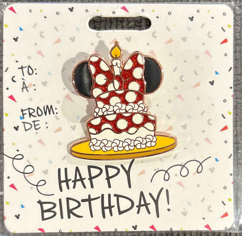 Minnie Mouse Pin – Happy Birthday - Disney Pin pin collectible [Barcode 465054730974] - Main Image 3