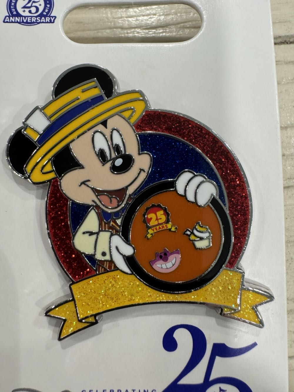 Mickey Mouse 25th Anniversary Disney Pins Pin - Hard enamel pin pin collectible [Barcode 400989019473] - Main Image 2