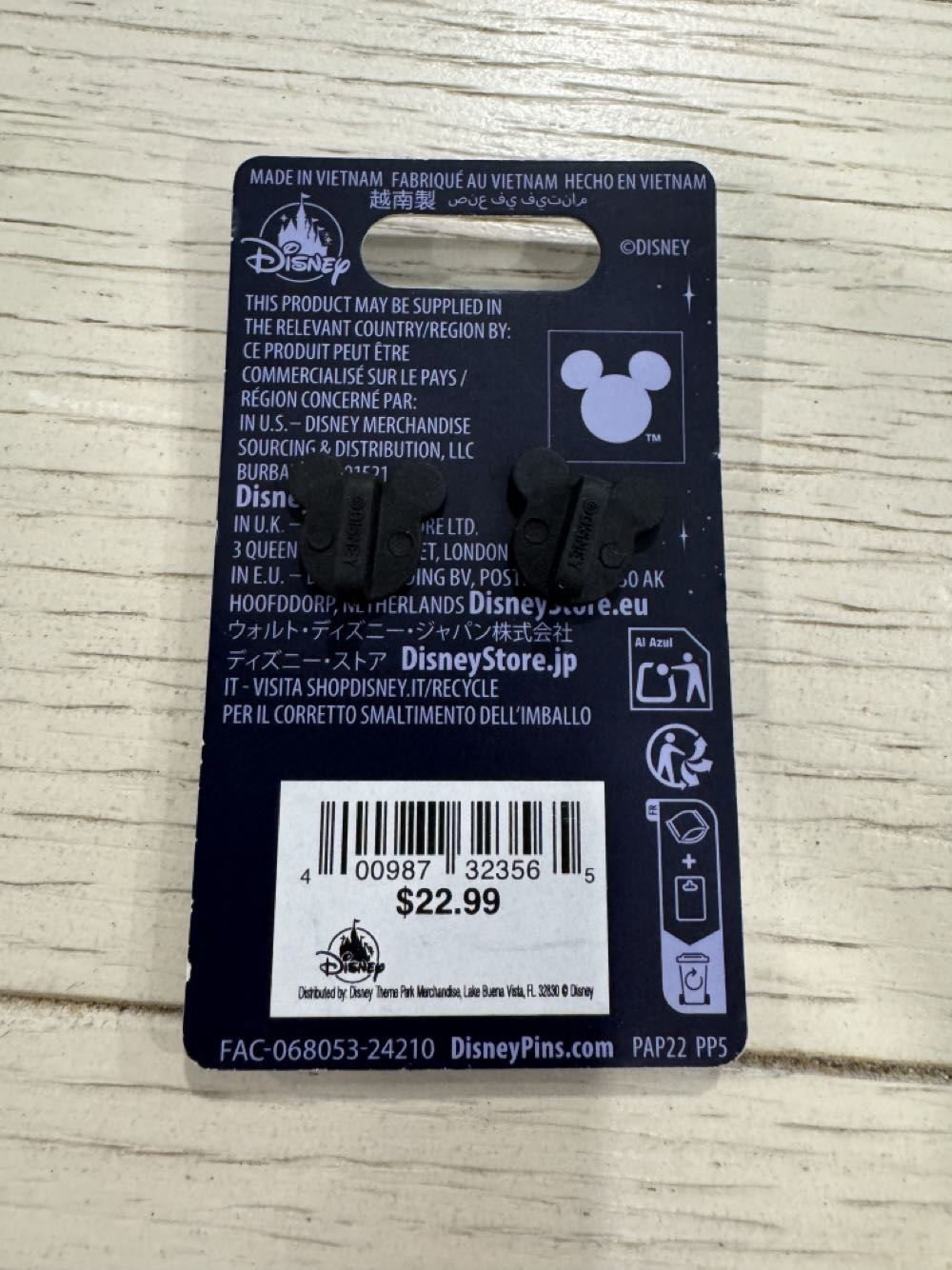 Space Mountain 50th Anniversary Mickey - Anniversary pin collectible [Barcode 400987323565] - Main Image 3