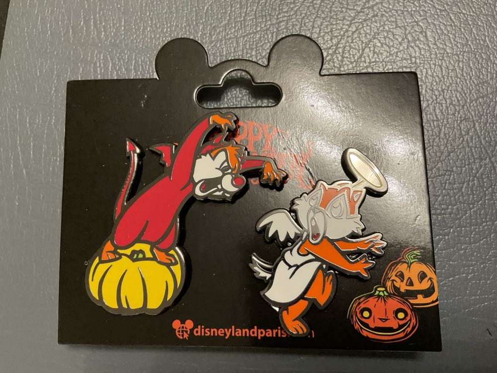 Chip & Dale - Angel And Devil Set - Halloween  pin collectible - Main Image 1