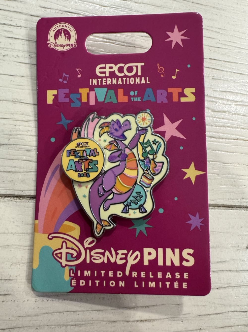 Festival Of The Arts, Figment, Epcot, 2025 - Festival of the Arts pin collectible [Barcode 400987318783] - Main Image 2