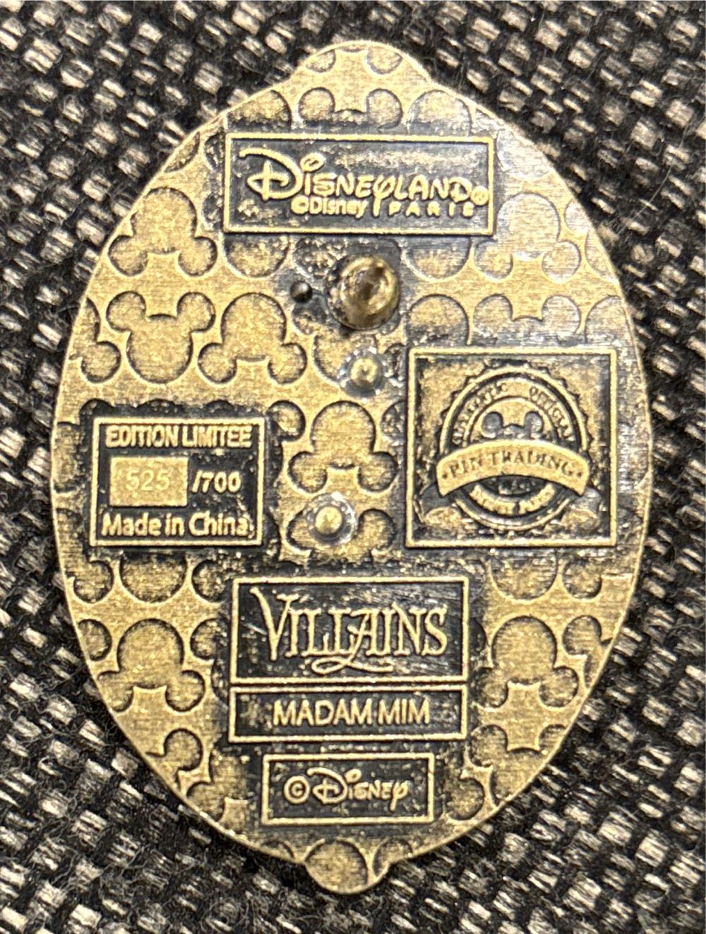 Madam Mim - Disney Pin pin collectible [Barcode 2078210160508] - Main Image 2