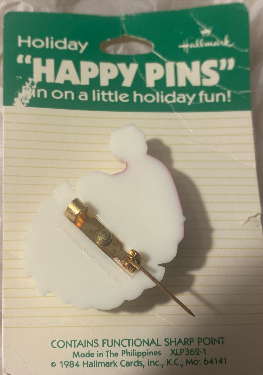 Hallmark Holiday Happy Pins Santa Head - Collectible Lapel Pin pin collectible - Main Image 3
