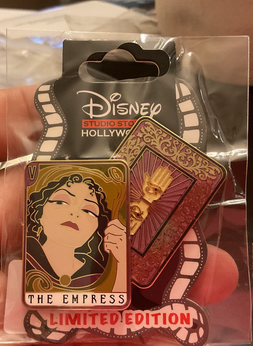 Disney Cherry Blossom Series Stitch And Angel Jumbo Pin