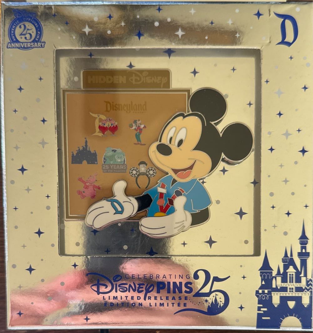 Dlr Hidden Disney Mini Jumbo Mickey Mouse  pin collectible [Barcode 400991523968] - Main Image 2