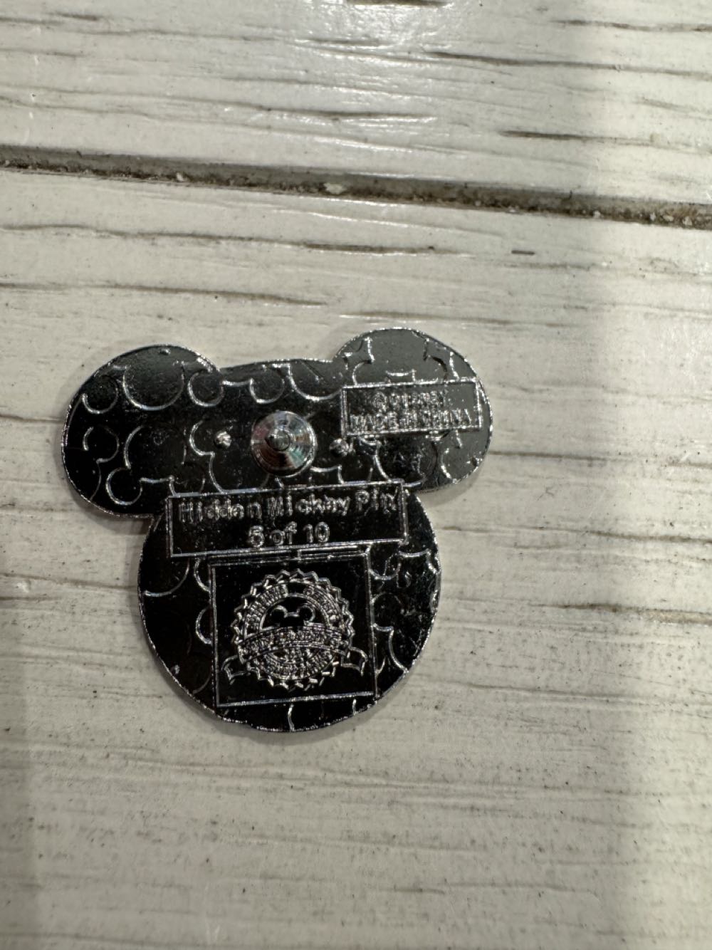 Mickey Ears, Tower of terror, cast member uniform  pin collectible - Main Image 2