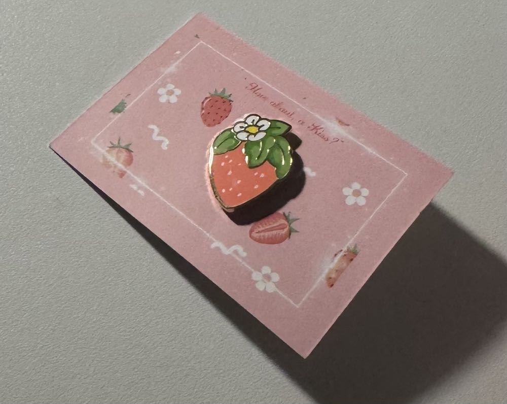 Strawberry  pin collectible - Main Image 2