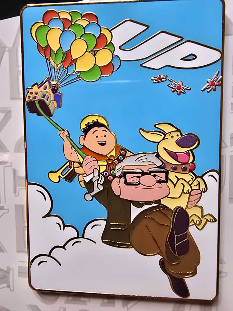 Disney Pixar Up Movie Poster A  pin collectible [Barcode 33362861] - Main Image 2