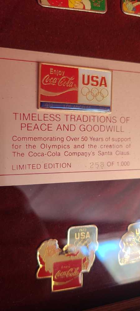 Coca-Cola Santa Olympics  pin collectible - Main Image 2