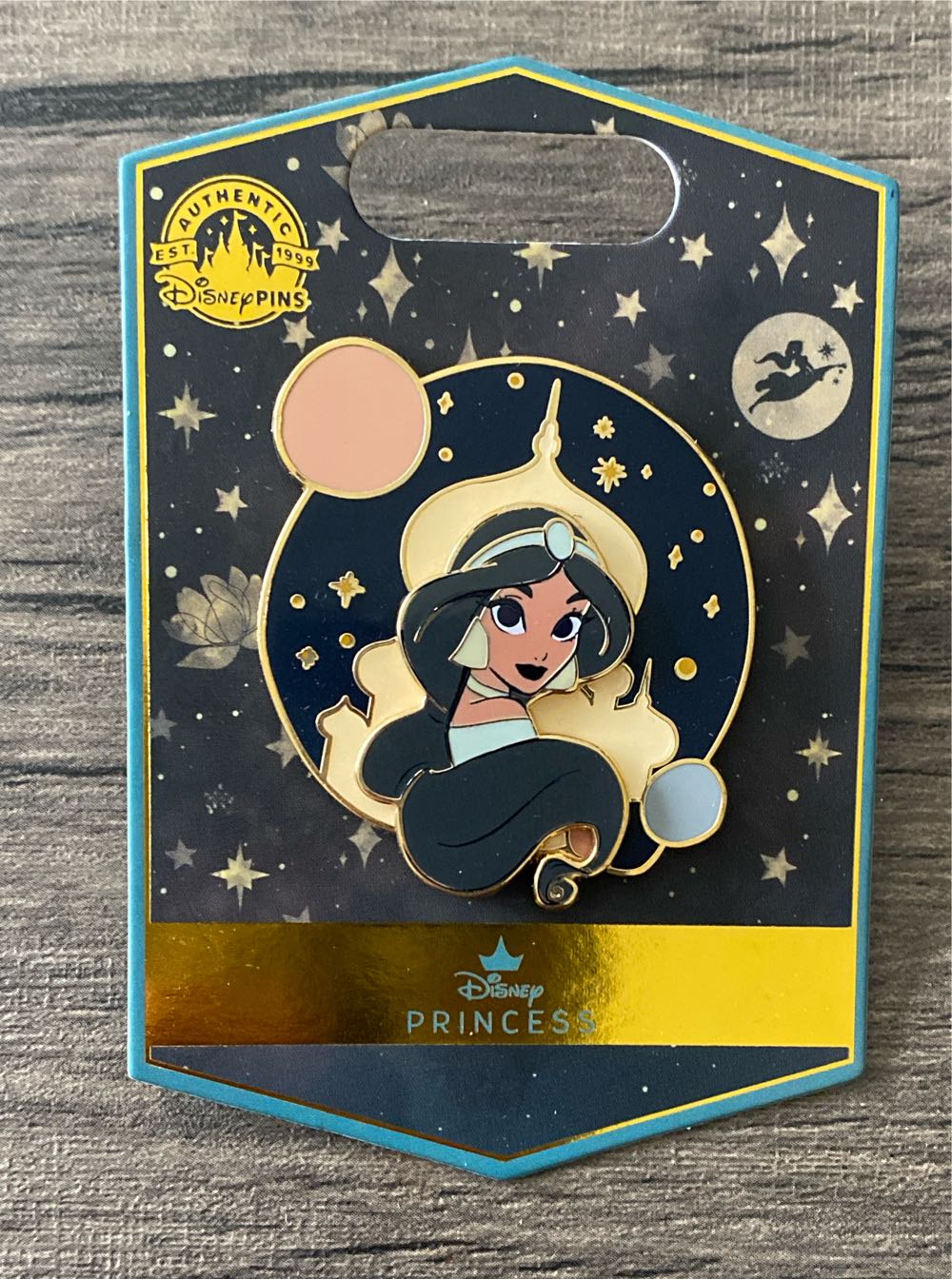 Disney Belle Silhouette Frame Enamel Pin