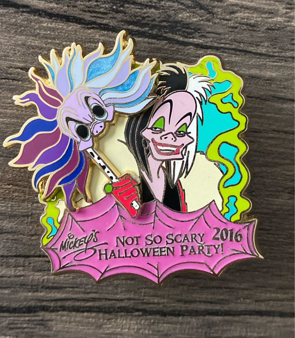 Mickeys Not So Scary Halloween Party 2016 Cruella DeVil  pin collectible - Main Image 2