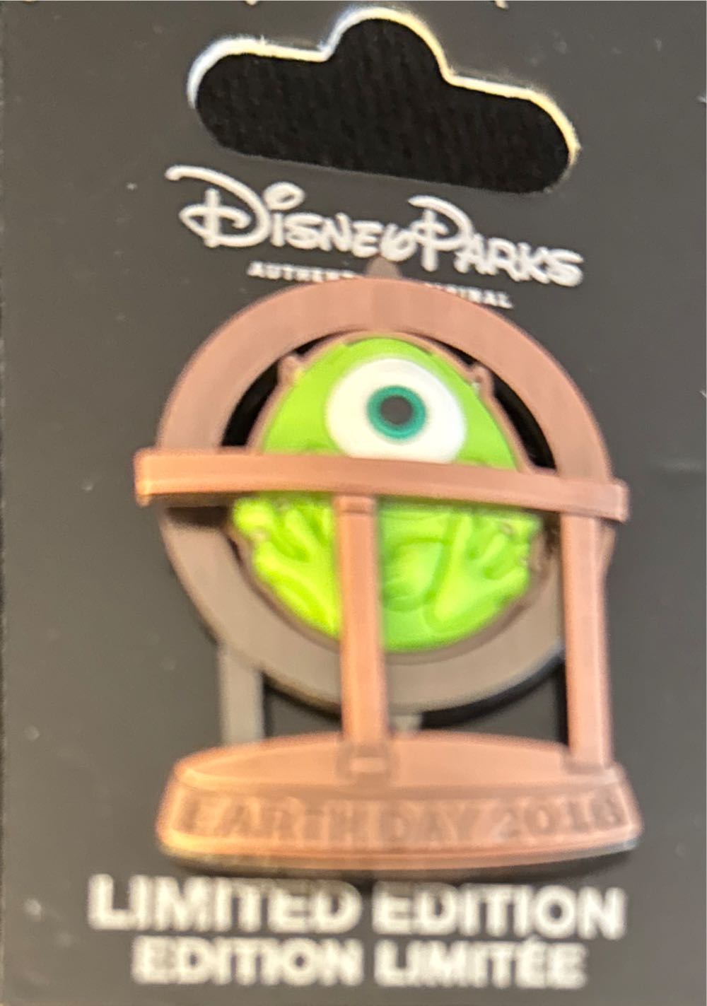 Earth Day Mike Wazowski Disney  pin collectible [Barcode 400009999273] - Main Image 2