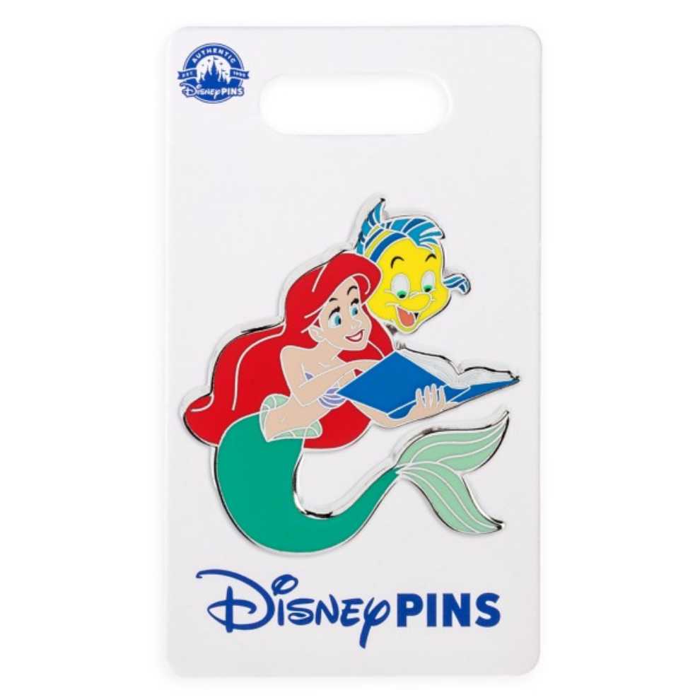 Ariel And Flounder The Little Mermaid  pin collectible - Main Image 2