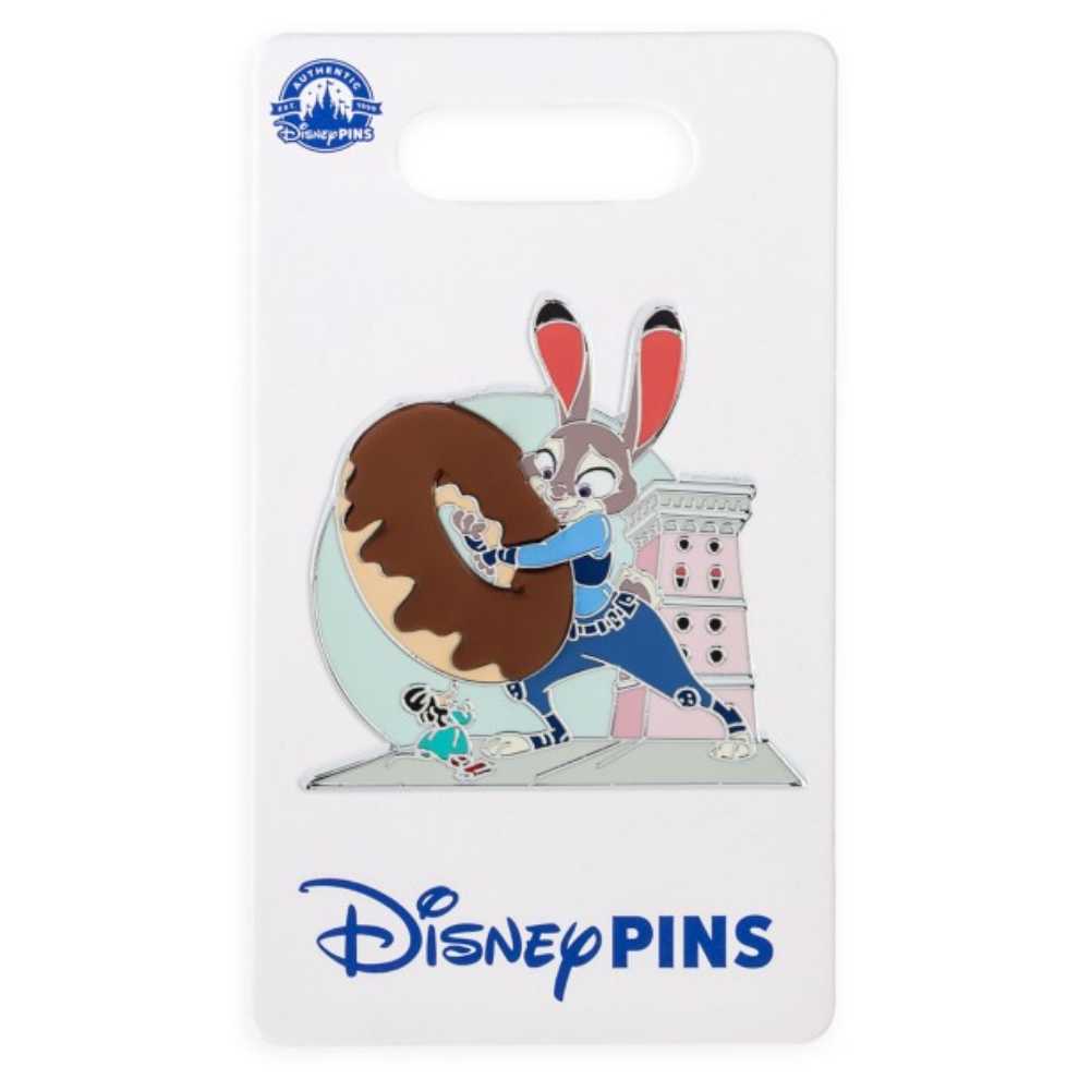 Disney Parks Zootopia Judy Hopps The Big Donut Oe Pin  pin collectible [Barcode 438033642841] - Main Image 2