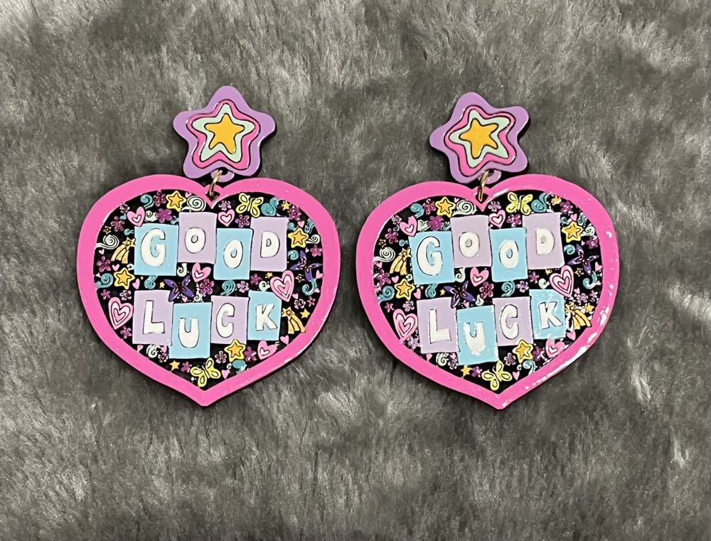 Rylee & Ink - Good Luck Dangles - Earrings pin collectible - Main Image 4