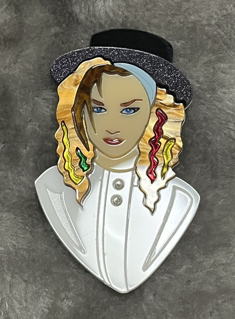 Danger Monkey Designs - The Boy (Boy George) - Brooch pin collectible - Main Image 2