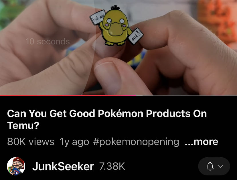 Pokémon Center: Pixel Pins Murkrow