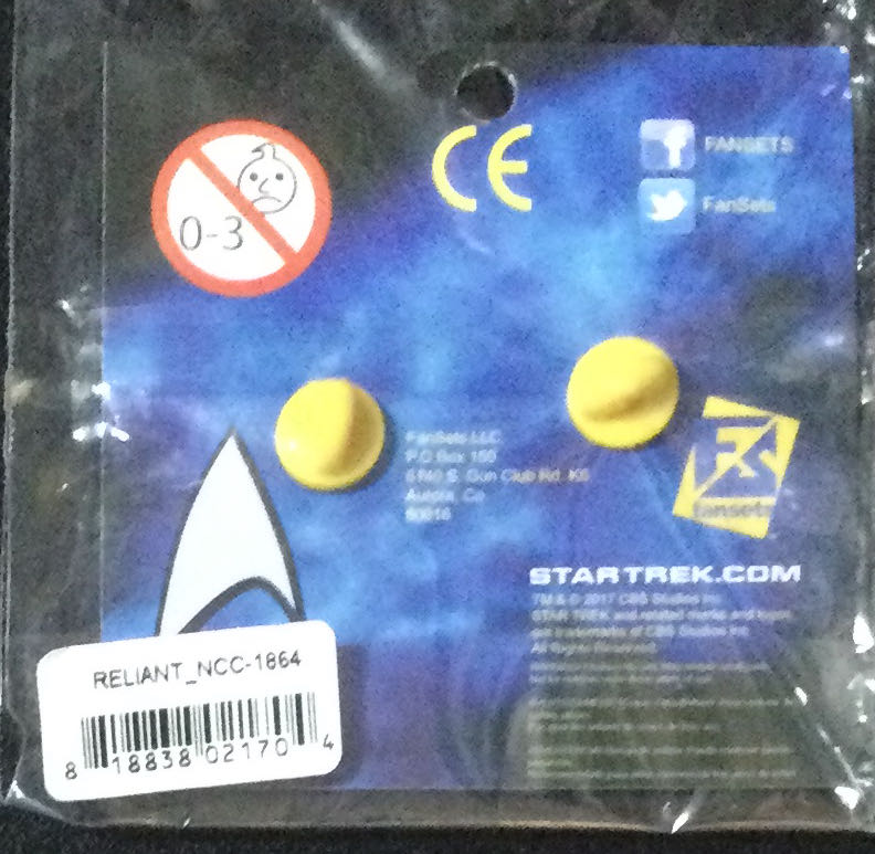 USS Reliant Pin  pin collectible [Barcode 818838021704] - Main Image 2