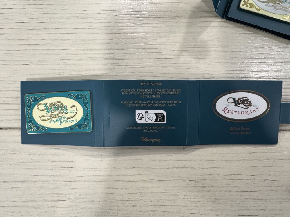 DLP Walt’s An American Resturant (Green)  pin collectible - Main Image 3