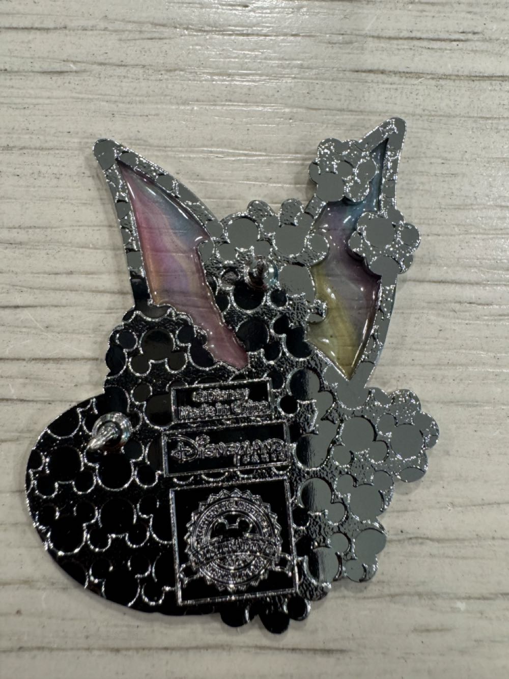 DLP Tinker Bell Colourful Flowers Disneyland Paris  pin collectible [Barcode 2078010240875] - Main Image 3