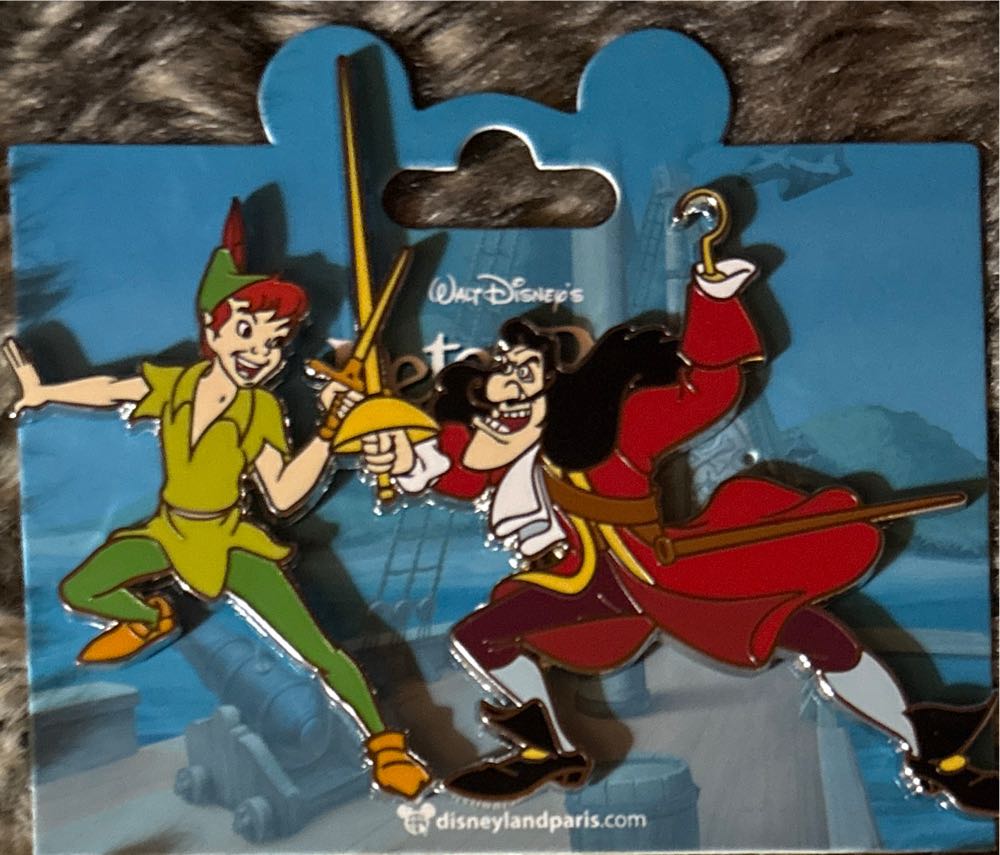 DLP Peter Pan & Captain Hook Sword Duel. Jumbo. - Disney Pin pin collectible [Barcode 2078010231163] - Main Image 3