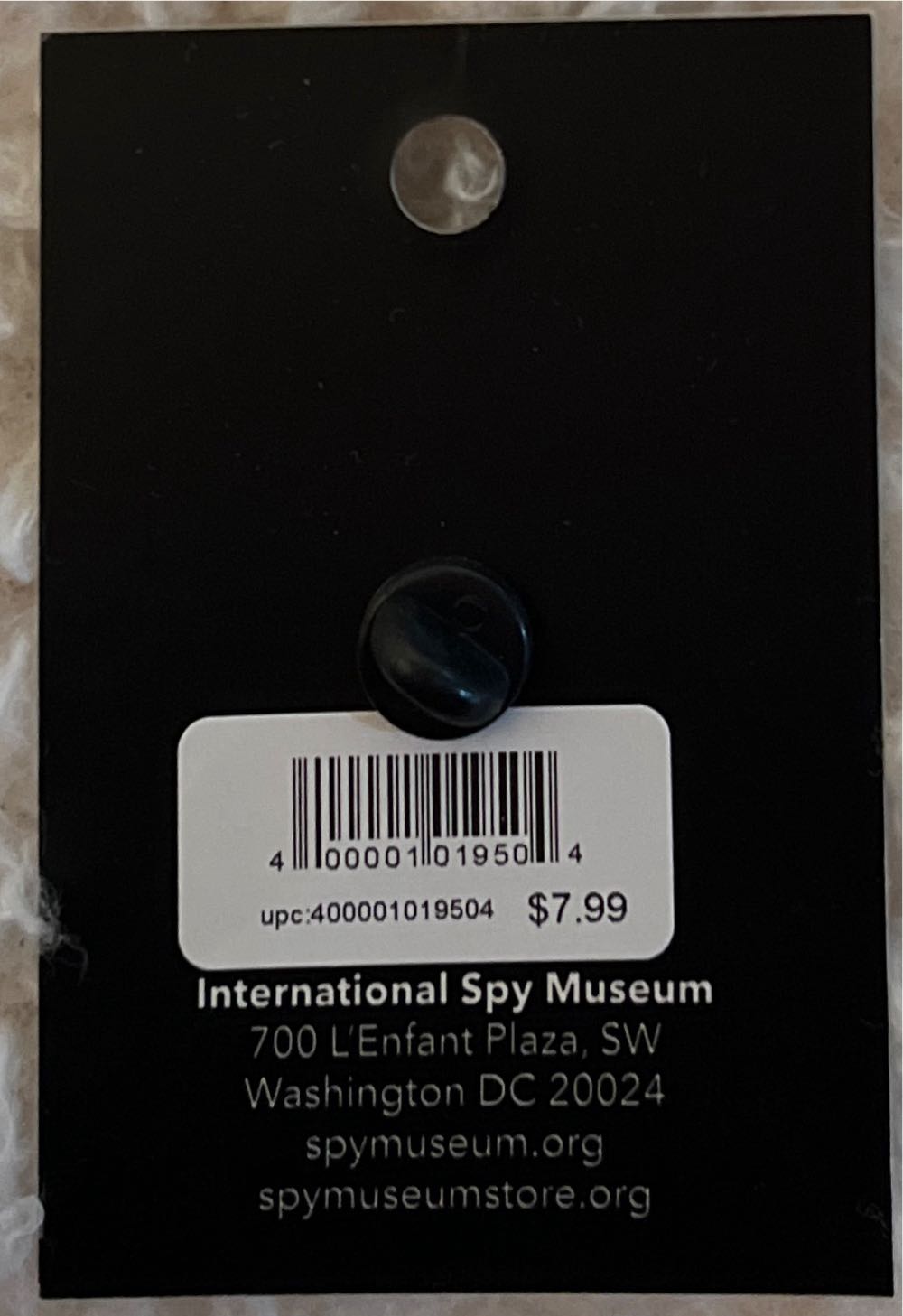 International Spy Museum- Pigeon with Camera  pin collectible [Barcode 400001019504] - Main Image 2
