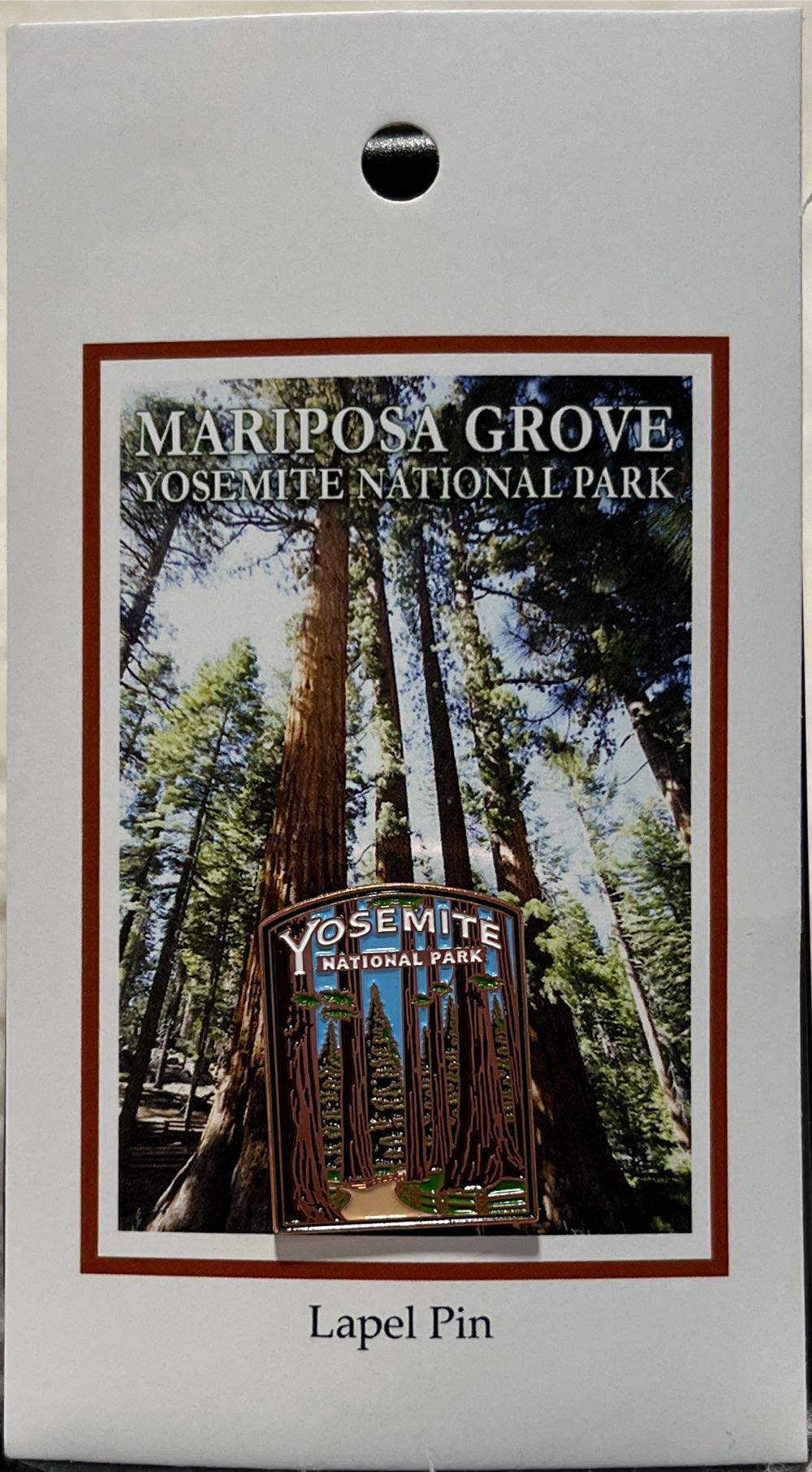 Yosemite National Park- Mariposa Grove  pin collectible - Main Image 2