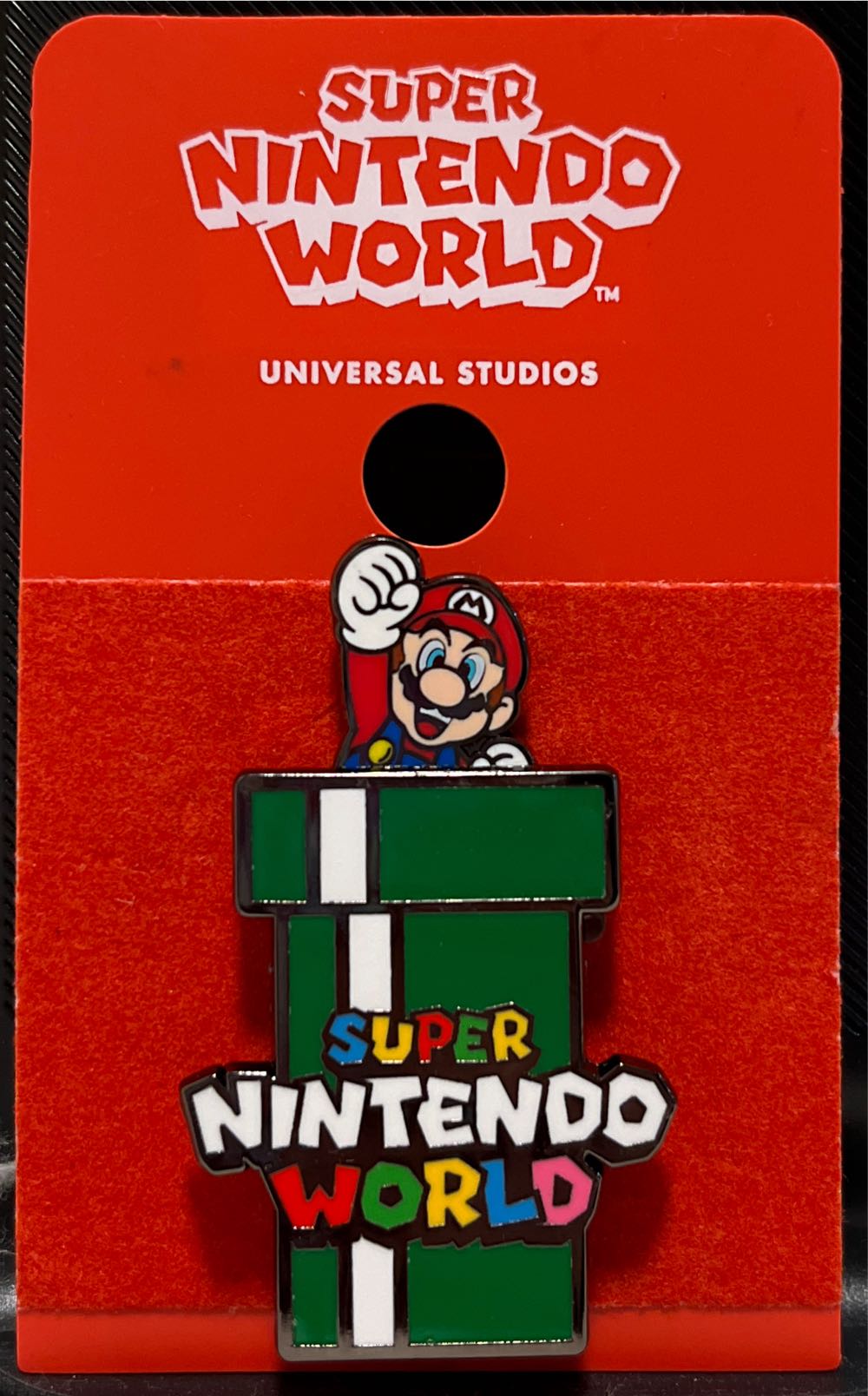 Super Nintendo World- Mario  pin collectible - Main Image 2