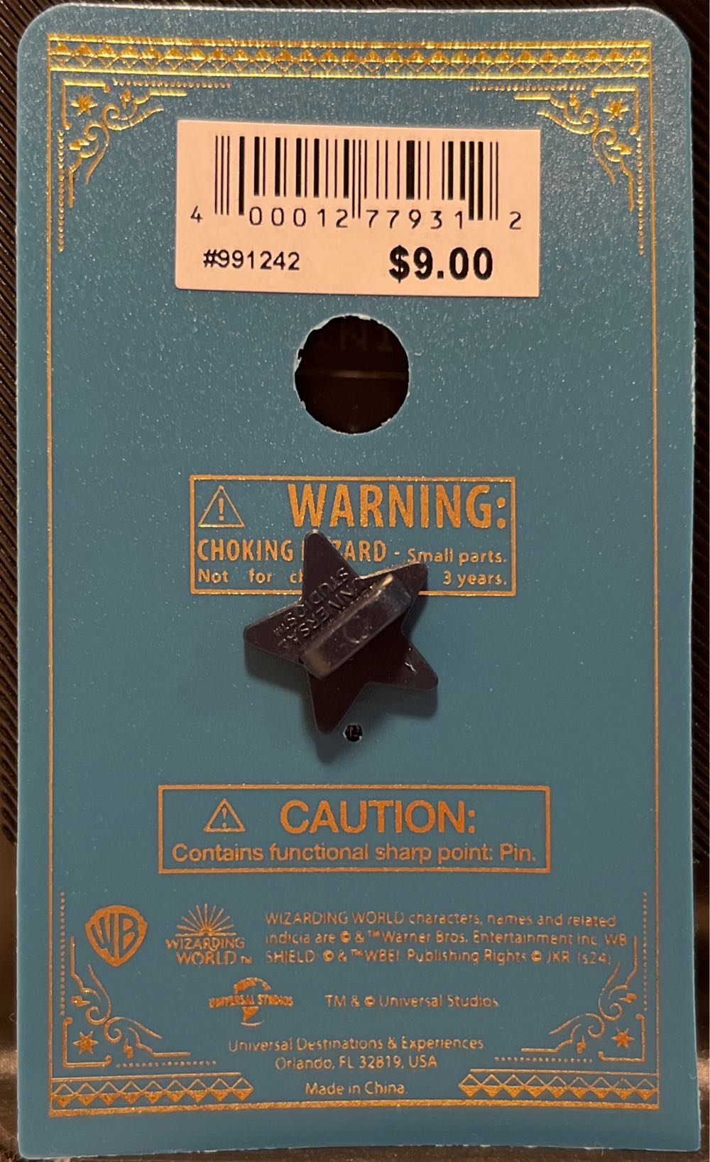 Wizarding World Of Harry Potter Universal Studios Parks ...  pin collectible [Barcode 400012779312] - Main Image 3