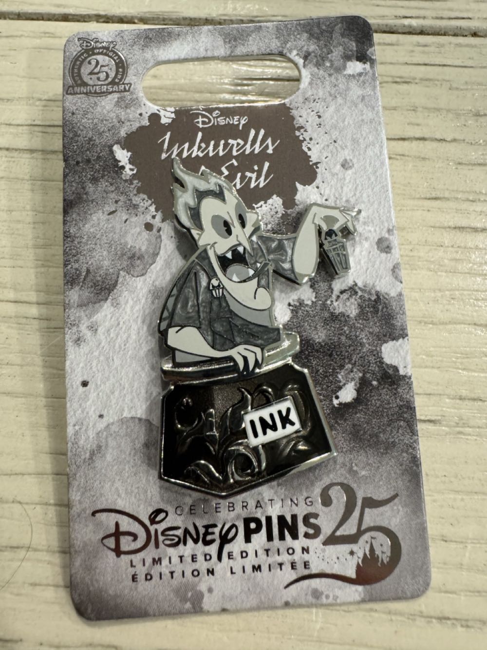 Inkwells Of Evil Series - Hades - Limited Release pin collectible [Barcode 400990418777] - Main Image 2