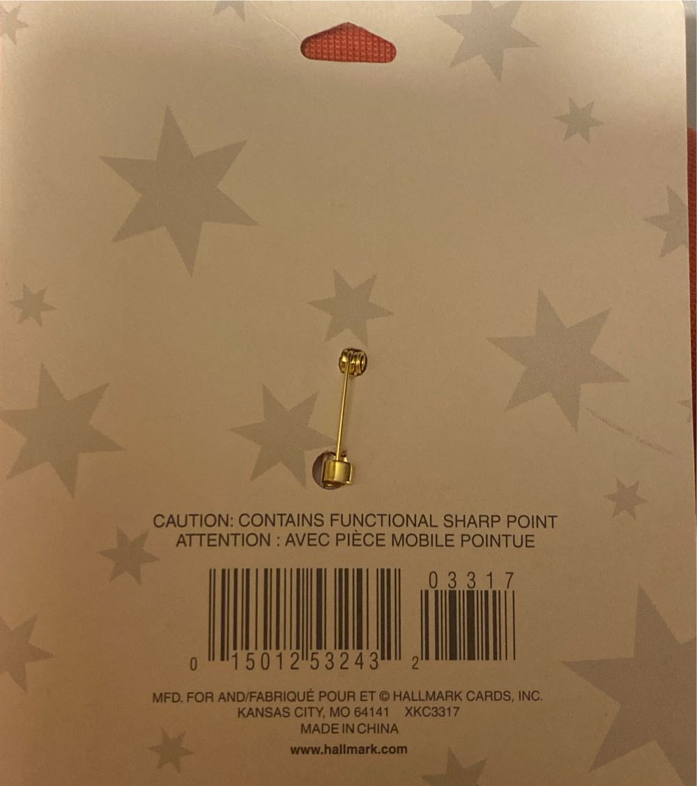 Hallmark Pin Inspired By Keepsake Jolly Christmas Tree - Collectible Lapel Pin pin collectible [Barcode 015012532432] - Main Image 2