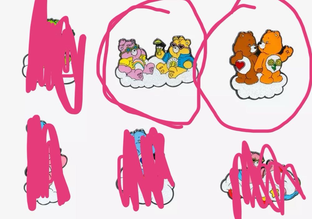 Loungefly Care Bears Clouds Blind Box Enamel Pin  pin collectible - Main Image 3